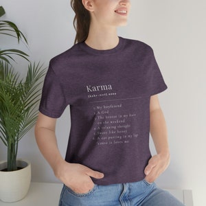 Karma | Karma Definiton | I&#39;m the problem It&#39;s me | Swift Merch | Taylor Inspired Shirt | Eras Tour Shirt | Swiftie