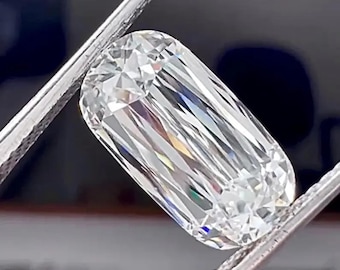 2 CT Criss‑Cut Lab Grown Diamond | Fancy Scissor/Elongated Step Cut Loose Stone | EGL Certified | Ideal for Engagement Rings