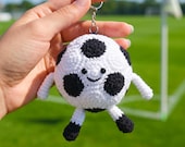 Cute Soccer Ball Crochet PDF Pattern - Step by step Crochet Soccer Ball Amigurumi Pattern, Cute Crochet Amigurumi Beginner Friendly