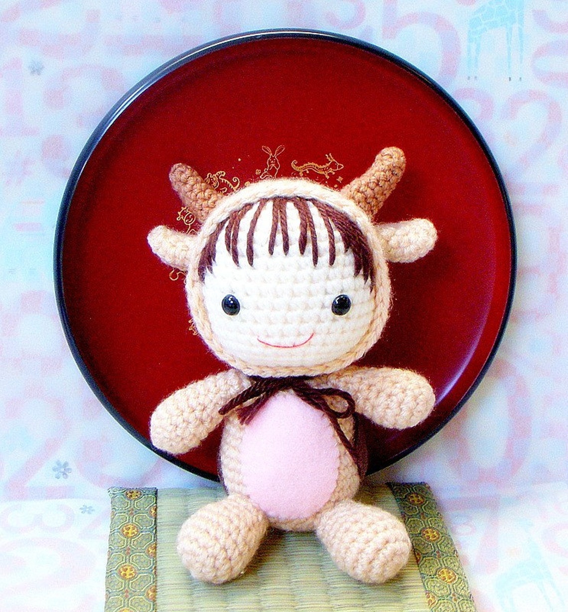 Amigurumi Pattern Zodiac Ox Baby Crochet Amigurumi Doll Tutorial PDF Etsy