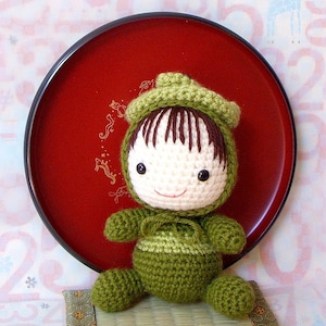 Crochet amigurumi Pattern - Zodiac Snake Baby - Amigurumi doll tutorial PDF