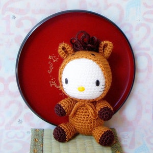 Amigurumi Pattern - Zodiac Horse Kitty - Crochet amigurumi doll pattern / PDF