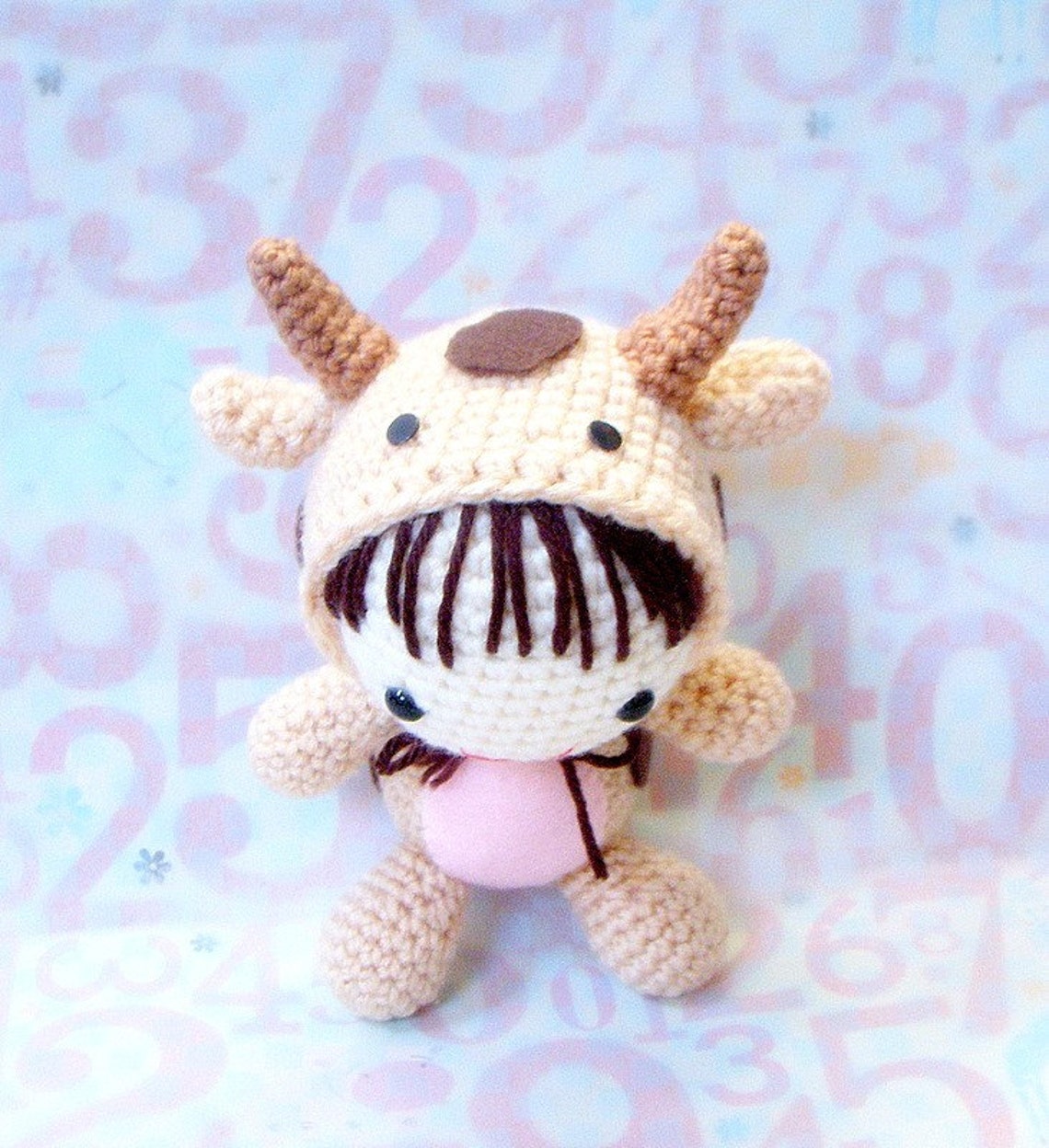 Amigurumi Pattern Zodiac Ox Baby Crochet Amigurumi Doll Tutorial PDF Etsy