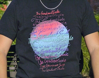 Gradient Aesthetic T-Shirt, Solar Fade Tee, Minimalist Streetwear Shirt, Color Fade Graphic Tee, Modern Aesthetic Shirt, Unisex Tee