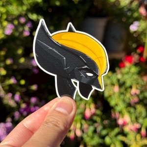 Wolverine-Inspired Sticker – Waterproof Vinyl Superhero Decal for Laptops, Water Bottles & Journals | Series 1 Fan Art