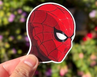Spider-Man-Inspired Sticker – Waterproof Vinyl Superhero Decal for Laptops, Water Bottles & Journals | Series 1 Fan Art