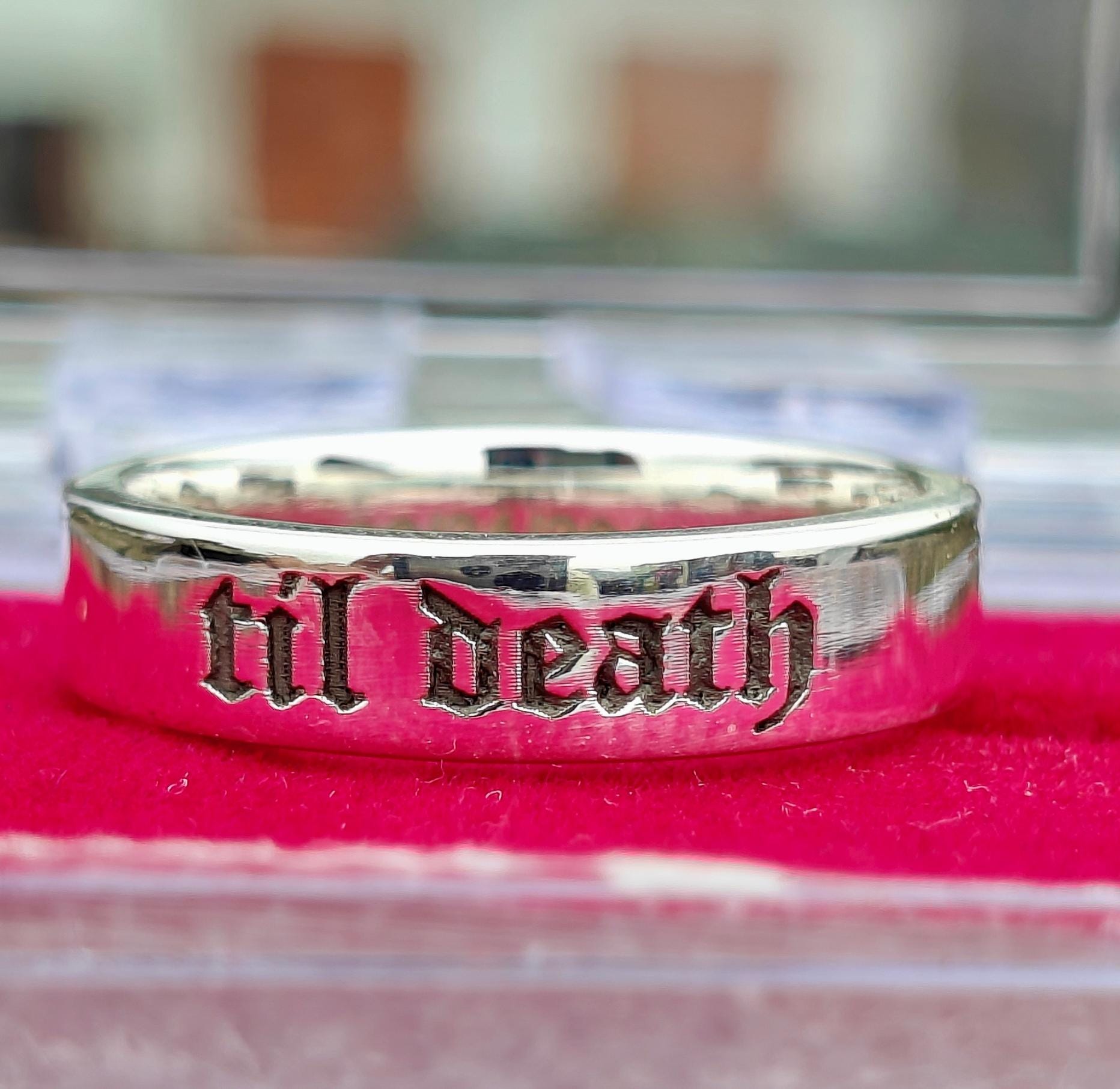 Til Death Ring - Etsy