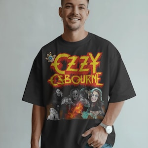 Ozzy Osbourne Graphic T-Shirt, Rock Music Lover Gift, Unisex Tee, Festival Attire, Casual Wear, Birthday Present