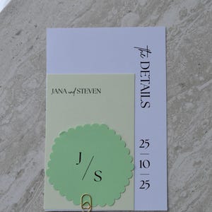 WEDDING INVITATION - Hochzeitseinladung simple elegant
