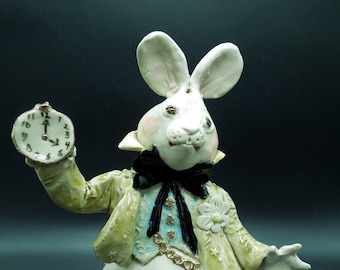 White Rabbit in Amber Coat