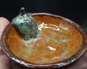 Turtle Figurine Bowl