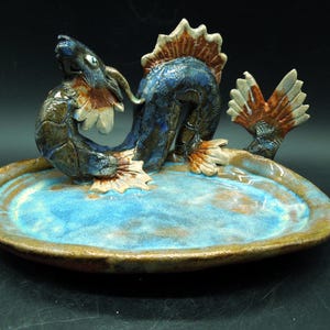 Blue Sea Serpent Dish