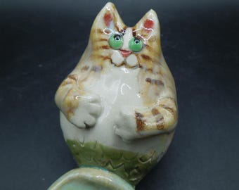 Ginger Cat Ring Holder