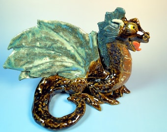 Amber Winged Dragon