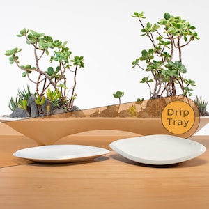 Drip Tray for Twin Planter – A Stylish Solution for Protecting Surfaces