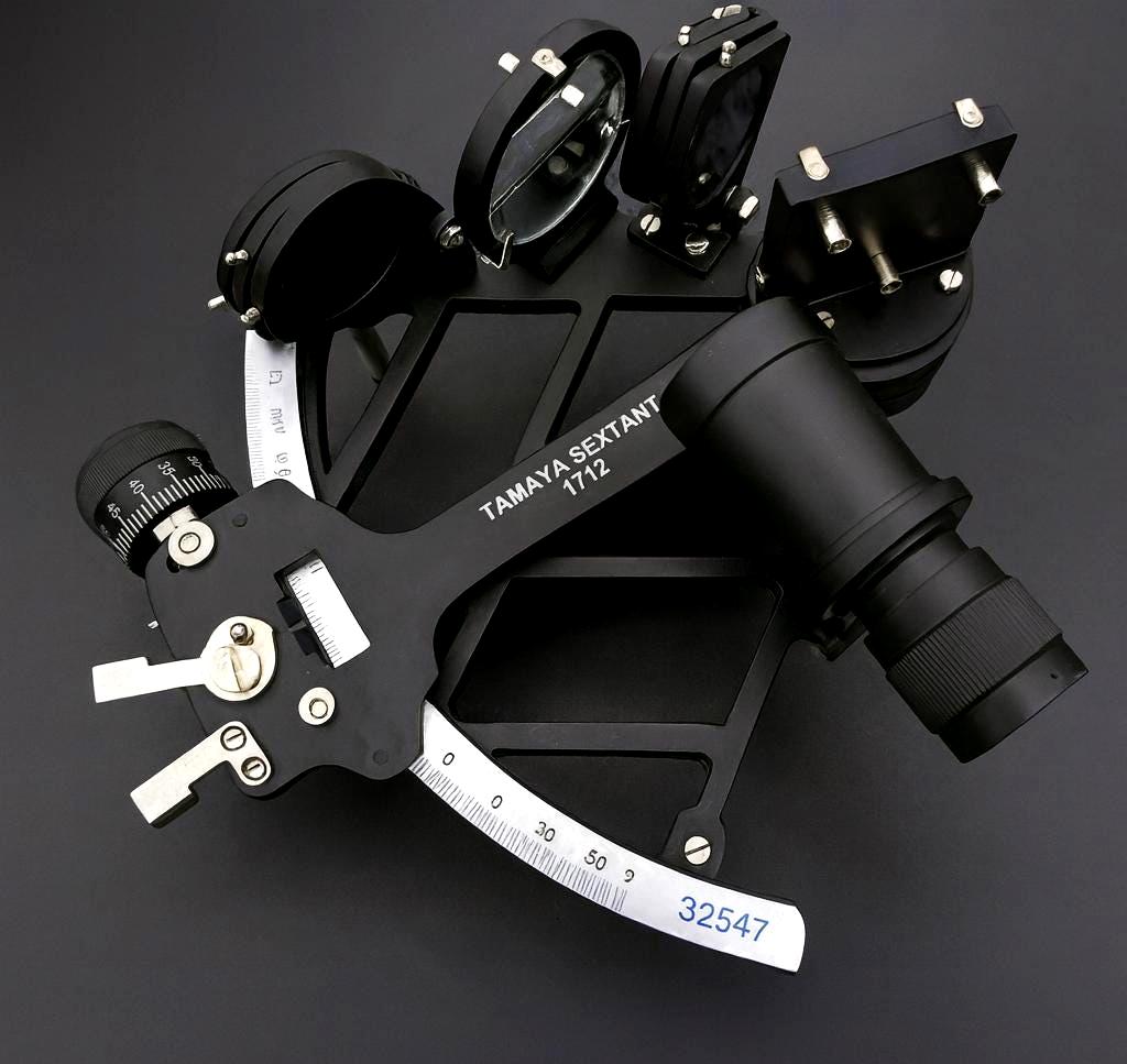 Nautical Brass Black Tamaya Sextant With Wooden Box Fully Working Navigation eBa