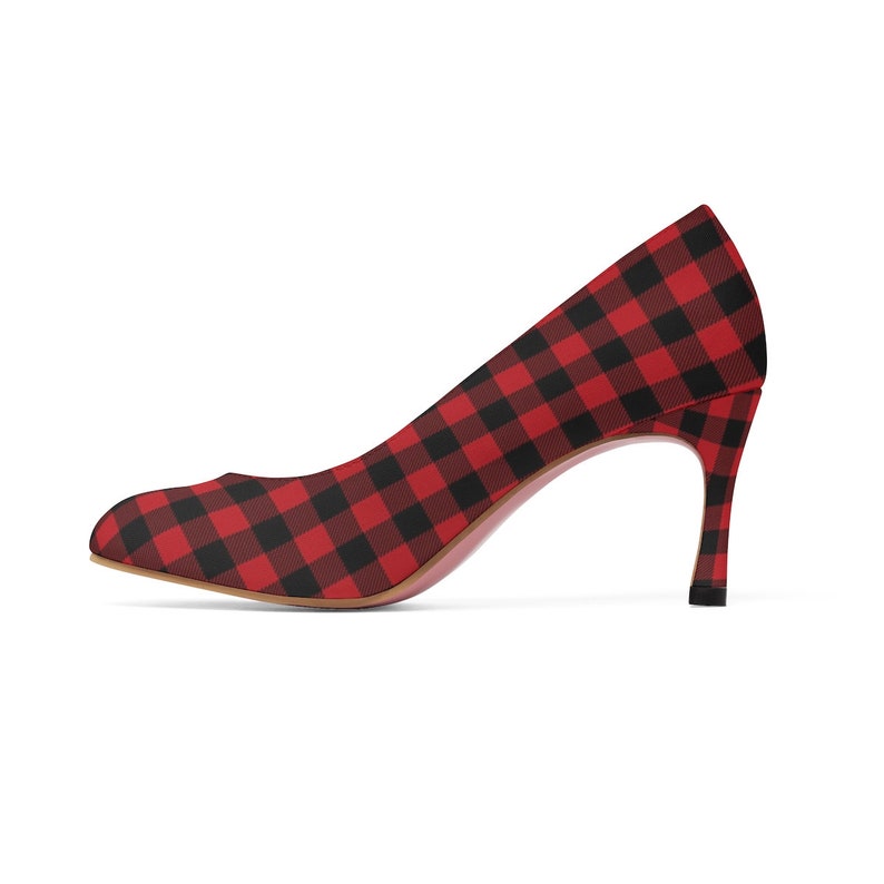 Buffalo Check High Heels