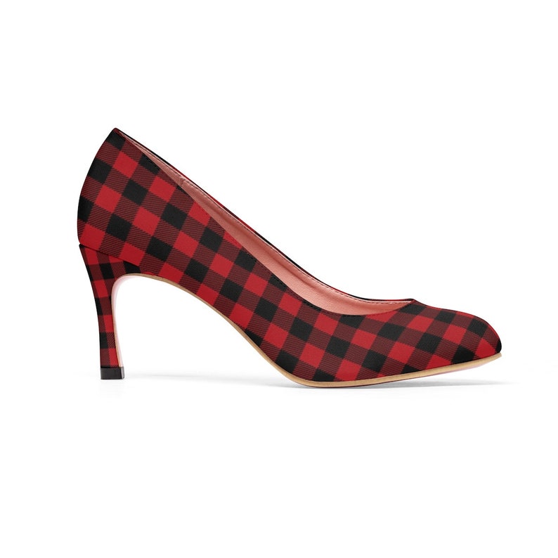 Buffalo Check High Heels