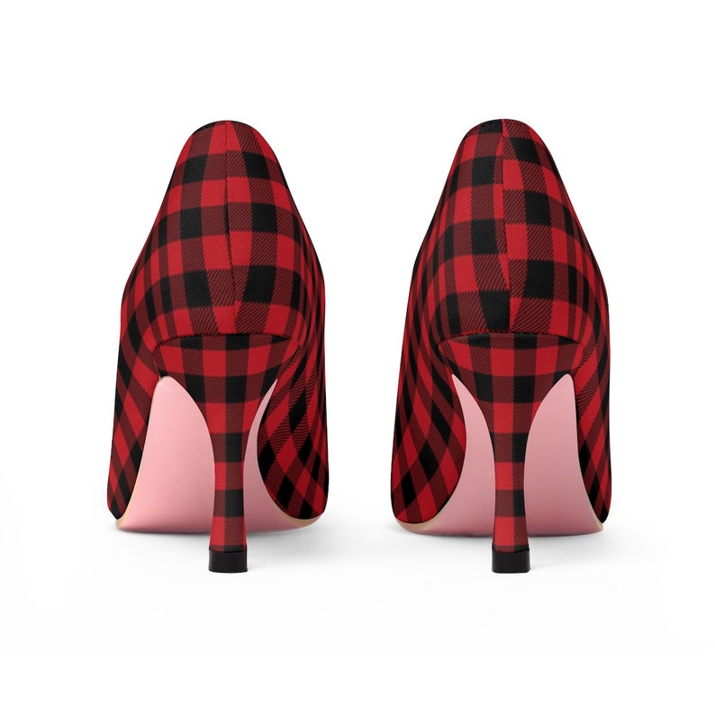 Buffalo Check High Heels