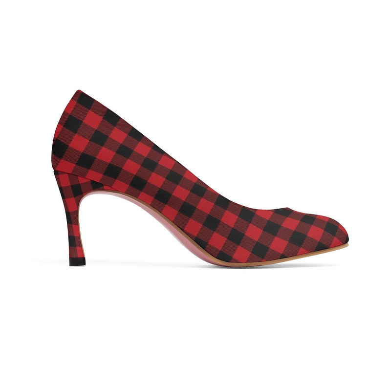 Buffalo Check High Heels