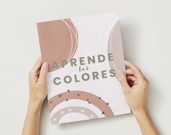 Libro para colorear de colores para niños: Aprendiendo español