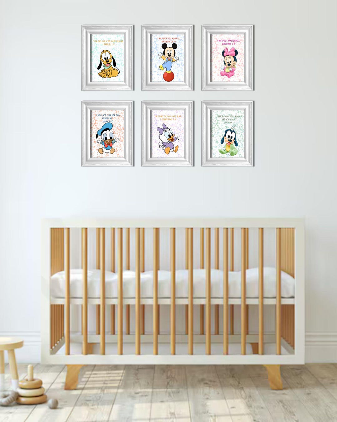 Baby Mickey Mouse & Friends Wall Decor--great for Nursery or Toddler's ...