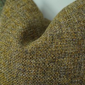 Gold Mustard  Pillow Cover •18x18 Throw Cushion • Euro Sham & Decorative Sofa Pillow • Bohemian Yellow Pillow for Home Decor,Handmade Pillow