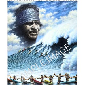 Eddie Aikau Poster - Etsy