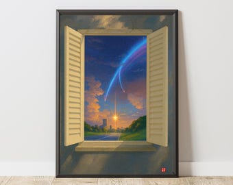 Your Name Sanctuary Window to the Celestial Path