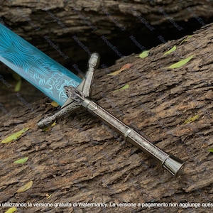 Custom Handmade Moonlight Greatsword inspired By Elden Ring 44&quot;Full Metal Dark Moon Sword From Dark Souls, Dark Souls Cosplay, Gift for him,