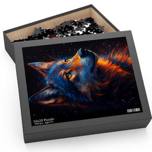 Wild Wolf Puzzle | 120, 252, 500-Piece | Perfect for Game Nights, Gifts, Family Fun, or Collectors