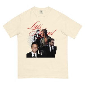 Luis Miguel Collage T-Shirt – Vintage Music Icon Style