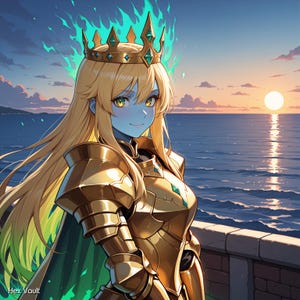Queen Herikia Royal Marid Djinn Queen Spirit Companion Prosperity Manifestation Wisdom