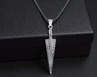 Hohle Ritter Schwert Halskette, Seil Kette Choker, Stilvolle Kette Nagel Halskette, Geschenk für Sie
