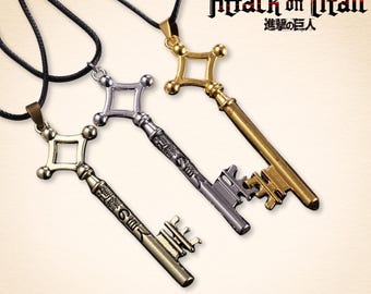 Anime Key Necklace: Vintage Cosplay Pendant