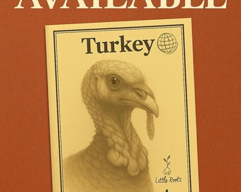 Turkey Animal Passport Printable | Farm Animal Activity Worksheet for Kids | Homeschool Nature PDF for Farm Visits & Wildschooling