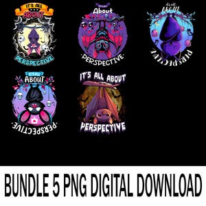 It’s All About Perspective PNG, Motivational Minimalist Sublimation Design, Modern Quote Clipart, Digital Download