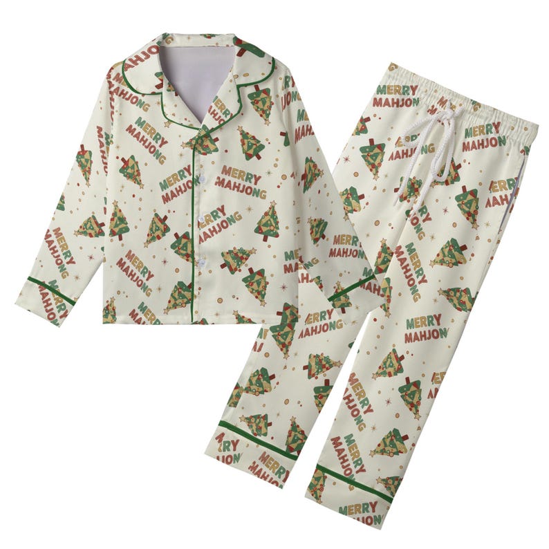 Mahjong Pajama Pant Set