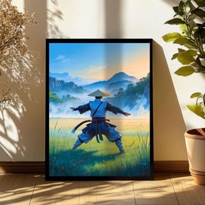 Arte Samurai - Printableful - Digitally Download, Print-printing poster - High quallity, Wall printe - Instantdownloaded