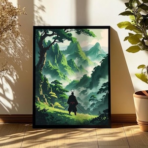 Arte Samurai - Printableful - Digitally Download, Print-printing poster - High quallity, Wall printe - Instantdownloaded
