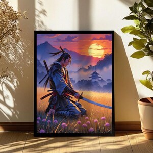 Arte Samurai - Printableful - Digitally Download, Print-printing poster - High quallity, Wall printe - Instantdownloaded