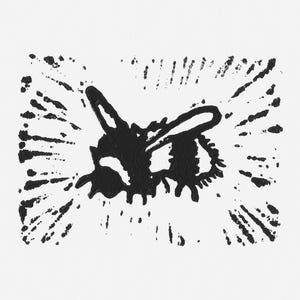 Original lino print - Bee