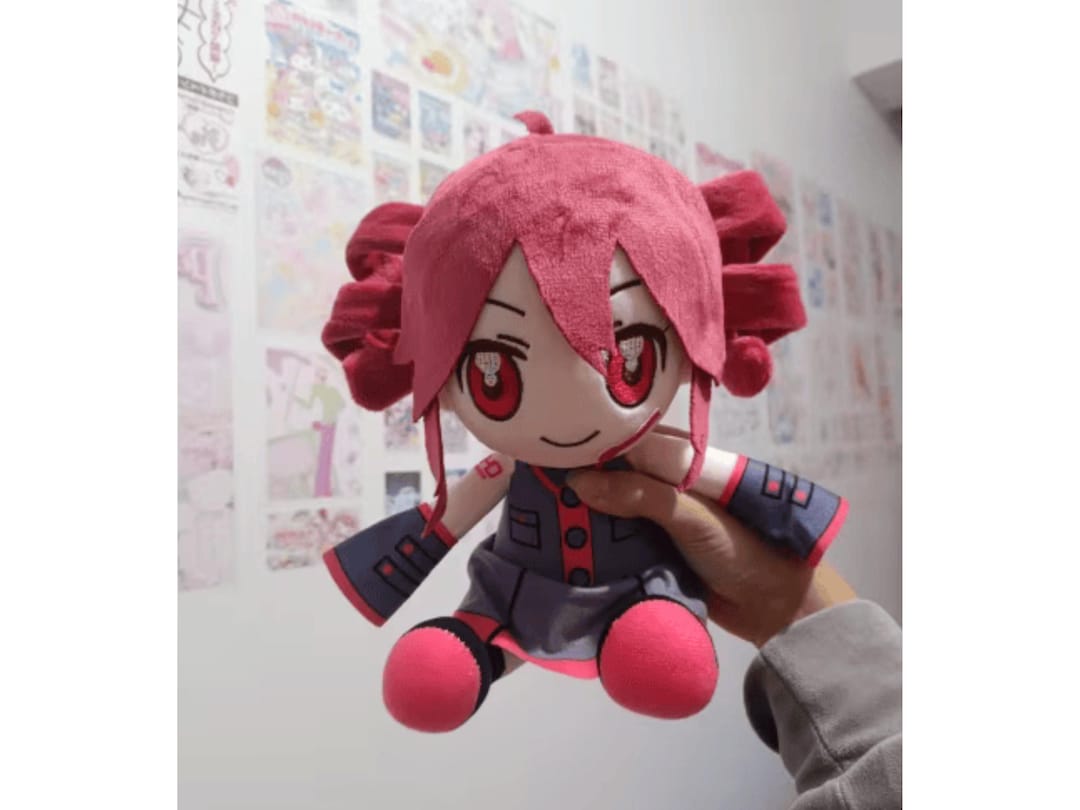 重音テトぬいぐるみ、かわいいアニメぬいぐるみ、UTAUキャラクター