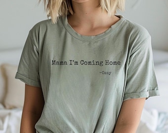 Ozzy Osbourne 'Mama I'm Coming Home' Comfort Colors Tee, Ozzy Halloween Costume, Ozzy Memorial, Black Sabbath Tee, vintage band tee