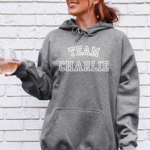 Twilight Team Charlie Hoodie: Unisex Cotton-Poly Blend Sweatshirt