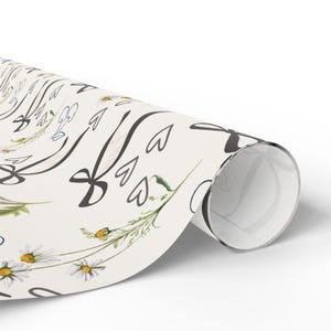 Carta da regalo floreale con motivo "Adorabile ragazza adolescente", carta da regalo con fiocco e cuore, elegante decorazione per regali, compleanno, matrimonio, carta da regalo per damigelle d'onore