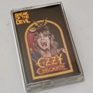 Ozzy Osbourne - BLACK SABBATH - &quot;Speak of the Devil&quot; Cassette Tape