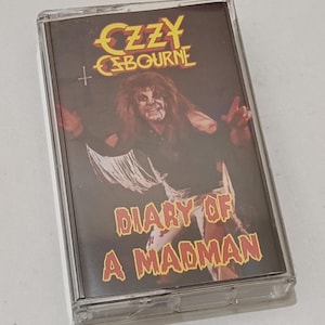 Ozzy Osbourne - BLACK SABBATH - &quot;Diary of a Madman&quot; Cassette Tape