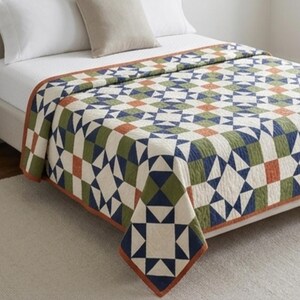 Patroon voor een Ierse kettingquilt: digitale PDF-download voor baby-, schoot-, sprei- en eenpersoonsmaten.