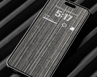 Sfondo minimalista per iPhone / Schermata di blocco neutra moderna (download digitale)